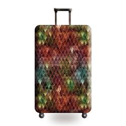 ERKIES travel Suitcase Cover 3D Drucken Spandex Kofferschutzhüllen Waschbare Fleckabweisend Luggage Cover für 19-30 Zoll Reisegepäck Plane von ERKIES