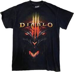 Diablo 3 Distressed Gamer Graphic Men's T-Shirt Black XXL von ERMO