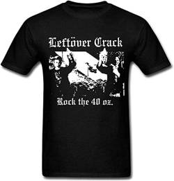 Leftover Crack Band Logo T-Shirt Black Tshirt Size XXL von ERNE