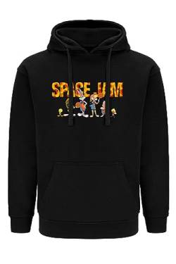 ERT GROUP Men's 2 Hooded Sweatshirt, Space Jam 006 Black, XXL von ERT GROUP