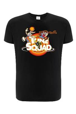 ERT GROUP Mens 2 T-Shirt, Space Jam 031 Schwarz, L von ERT GROUP