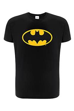 ERT GROUP Mens Batman 001 Black T-Shirt, Schwarz, L von ERT GROUP