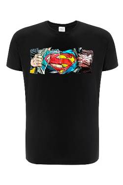 ERT GROUP Mens T-Shirt, Superman 026 Schwarz, L von ERT GROUP