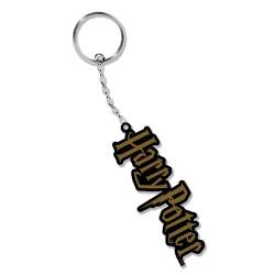 Ert Group PVC Rubber 3D Harry Potter 045 Keychain, braun, Taglia unica von ERT GROUP