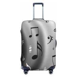 ESASAM Music Elastic Suitcase Cover - Travel Accessories, Travel Essentials, Travel Luggage Protection, Suitcase Protective Cover, Elastic Suitcase Sleeve, Musik, XL von ESASAM
