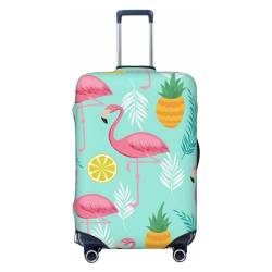 ESASAM Skull Elastic Suitcase Cover - Travel Accessories, Travel Essentials, Travel Luggage Protection, Suitcase Protective Cover, Elastic Suitcase Sleeve, Flamingo, M von ESASAM