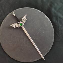 20 cm DIY Charme Haarnadel Schwert Dolch Haar Sticks Metall Haarschmuck für Frauen Geschenk-wie abgebildet von ESCATIC