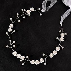 Süße Blume Stirnband Kranz Hochzeit Party Damen Mädchen Girlanden Blumenkrone Haarband Haarschmuck für Frauen-Stil 7 von ESCATIC