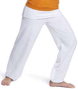 ESPARTO Yogahose Sooraj - das Original in Bio-Baumwolle (DE/NL/SE/PL, Alphanumerisch, XL, Regular, Regular, Schneeweiss) von ESPARTO