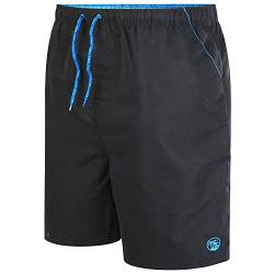 Herren Badehose Badeshorts Schwimmhose Beachshorts Schwimmshort Große Größen XXL 3XL 4XL 5XL 6XL 7XL > 60 62 64 66 68 70 72 74 76 78 > Übergrößen Big Size Spezialgrößen (2XL (60/62), Schwarz) von ESPIONAGE