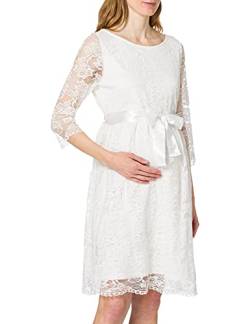 ESPRIT Maternity Damen Dress 3/4 sl Kleid, Off white-110, 40 von ESPRIT Maternity