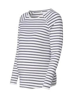 ESPRIT Maternity Damen Nursing Long Sleeve Stripe T-Shirt, Dunkles Marineblau 402, Medium von ESPRIT Maternity