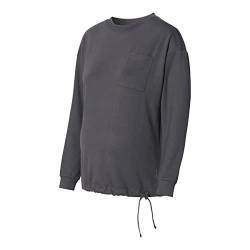 ESPRIT Maternity Damen Sweatshirt Long Sleeve Pullover, Charcoal Grey-019, L von ESPRIT Maternity