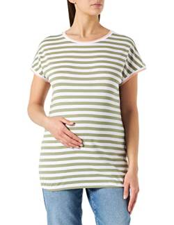 ESPRIT Maternity Damen T-shirt met korte mouwen gestreept T Shirt, Real Olive - 307, 36 EU von ESPRIT Maternity