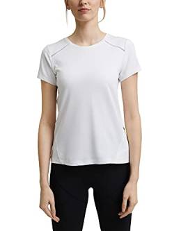 ESPRIT Damen 041EI1K304 Wander-Shirt, 100/WHITE, L von ESPRIT Sports