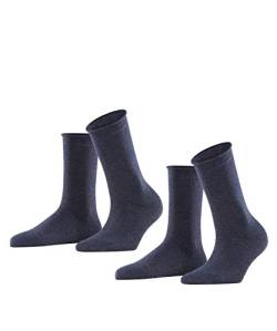 ESPRIT Basic Pure 2-Pack Damen Socken navyblue m (6490) 39-42 mit hohem Baumwollanteil von ESPRIT