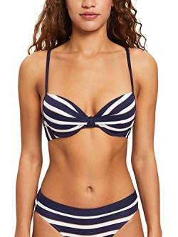 ESPRIT Bikini-Top mit wattierten Bügel-Cups und Streifen von ESPRIT