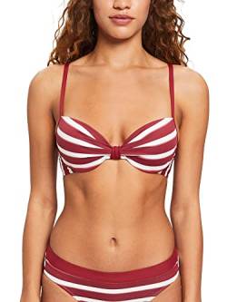 ESPRIT Bikini-Top mit wattierten Bügel-Cups und Streifen von ESPRIT