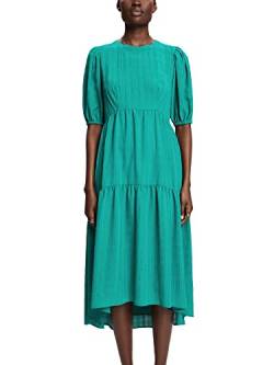 ESPRIT Collection Damen 033eo1e313 Kleid, 305/Emerald Green, 34 von ESPRIT