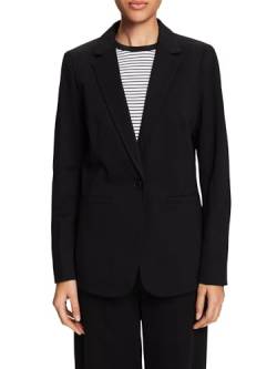 ESPRIT Collection Damen Blazer 991eo1g304, Schwarz, 34 von ESPRIT