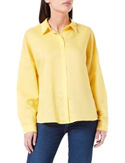 ESPRIT Damen 042EO1F322 Bluse, 730/SUNFLOWER Yellow, XL von ESPRIT