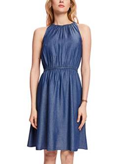ESPRIT Damen 043CC1E306 Kleid, 901/BLUE Dark WASH, XL von ESPRIT