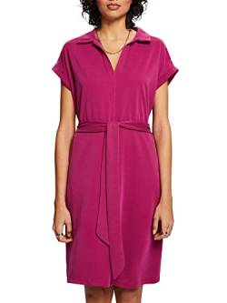 ESPRIT Damen 043EE1E334 Kleid, 650/DARK PINK, XL von ESPRIT