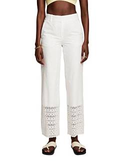 ESPRIT Damen 043EO1B306 Hose, 100/WHITE, 36 von ESPRIT