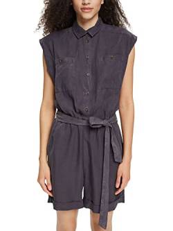 ESPRIT Damen 052EE1L301 Overalls, 010/ANTHRACITE, 32 von ESPRIT