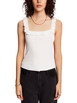 ESPRIT Damen 053CC1K303 T-Shirt, 110/OFF White, XL von ESPRIT