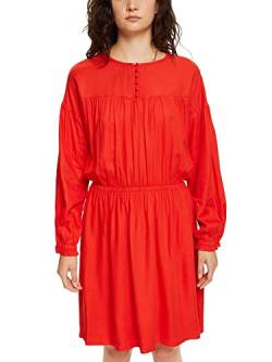 ESPRIT Damen 082CC1E312 Kleid, 635/ORANGE RED, L von ESPRIT