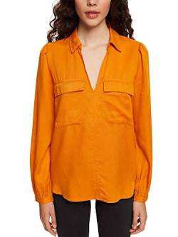 ESPRIT Damen 082CC1F313 Bluse, 710/HONEY Yellow, S von ESPRIT