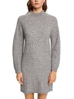 ESPRIT Damen 102EE1E329 Kleid, 039/MEDIUM Grey 5, XS von ESPRIT