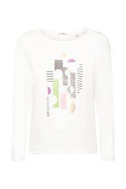 ESPRIT Damen 102EE1K320 T-Shirt, 110/OFF White, L von ESPRIT