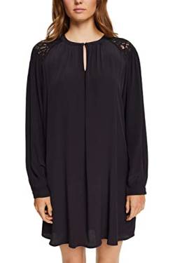 ESPRIT Damen 112CC1E309 Kleid, 001/BLACK, S von ESPRIT