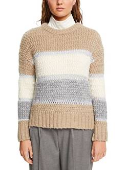 ESPRIT Damen 112EE1I319 Pullover, 287/SAND 3, L von ESPRIT