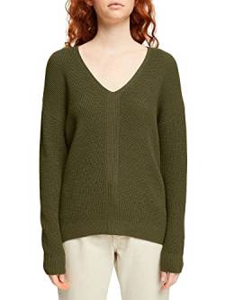 ESPRIT Damen 992CC1I304 Pullover, 350/KHAKI Green, XL von ESPRIT