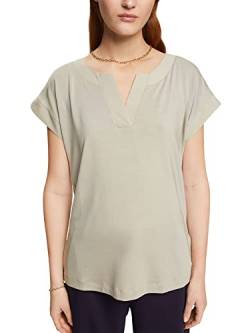 ESPRIT Damen 992EO1K321 T-Shirt, 335/DUSTY Green, M von ESPRIT