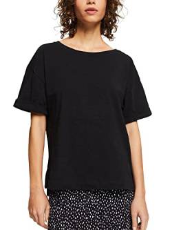 ESPRIT Damen 992ee1k335 T Shirt, Schwarz, XS EU von ESPRIT