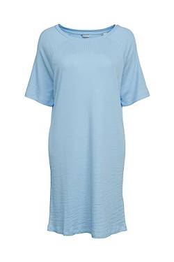 ESPRIT Damen Cotton Modal Rib Nw Sus Nightshirt Nachthemd, Pastel Blue, 38 von ESPRIT