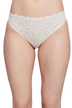 ESPRIT Damen Flower LACE mid Waist String Taillentring, Off White, 36 von ESPRIT