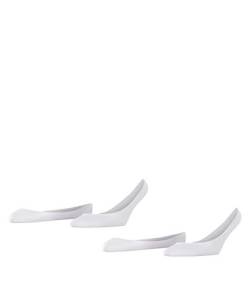 ESPRIT Damen Füßlinge Basic 2-Pack, Baumwolle, 2 Paar, Weiß (White 2000), 39-42 von ESPRIT