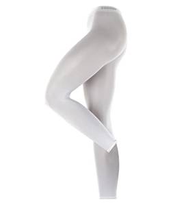 ESPRIT Damen Leggings Cotton W LE blickdicht einfarbig 1 Stück, Weiß (White 2000), 42-44 von ESPRIT