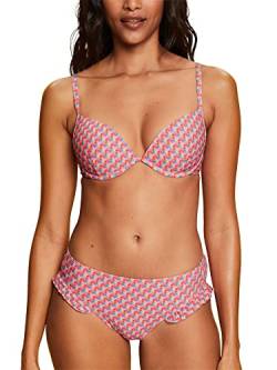 ESPRIT Damen Marley Beach Rcs Pad.plunge Bikini, Pink Fuchsia 3, A EU von ESPRIT