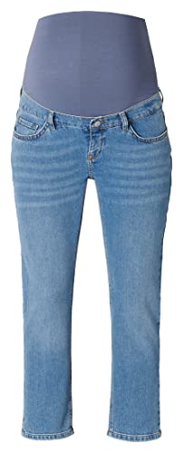 ESPRIT Damen Pants Denim Over The Belly Loose 7/8 Jeans, Medium Wash-960, 34 von ESPRIT