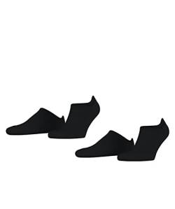 ESPRIT Damen Sneakersocken Active Basic 2-Pack W SN Baumwolle kurz einfarbig 2 Paar, Mehrfarbig (Sortiment 0010), 35-38 von ESPRIT
