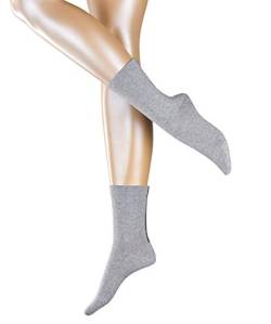 ESPRIT Damen Socken Accent Stripe 2-Pack, Baumwolle, 2 Paar, Grau (Light Grey 3400), 39-42 von ESPRIT