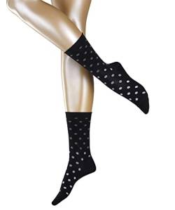 ESPRIT Damen Socken Multicolour Dot, Baumwolle, 1 Paar, Schwarz (Black 3000), 35-38 von ESPRIT