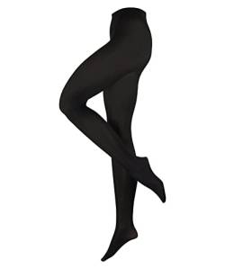 ESPRIT Damen Strumpfhose 50 DEN W TI Halb-Blickdicht einfarbig 1 Stück, Schwarz (Black 3000), 44-46 von ESPRIT