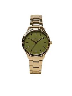 ESPRIT Damen-Uhren Analog Quarz One Size Gelbgold 32025987 von ESPRIT